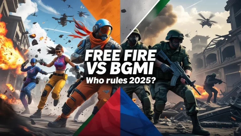 Free Fire vs BGMI – Which Game Leads Indian Esports in 2025?